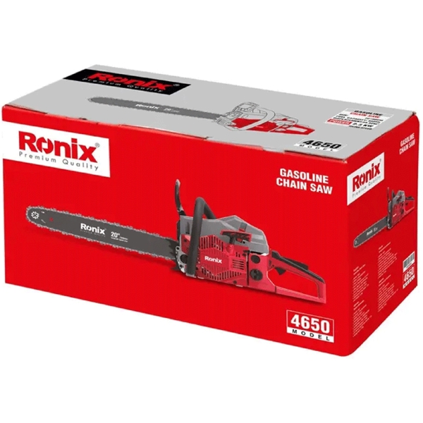 ბენზოხერხი Ronix 4650, Petrol Chainsaw, Red/Black