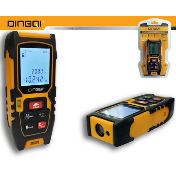 Dingqi EF02160, Laser Measure, Black/Orange