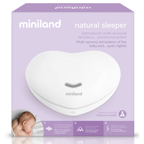 Miniland 89261, Natural Sleeper, White