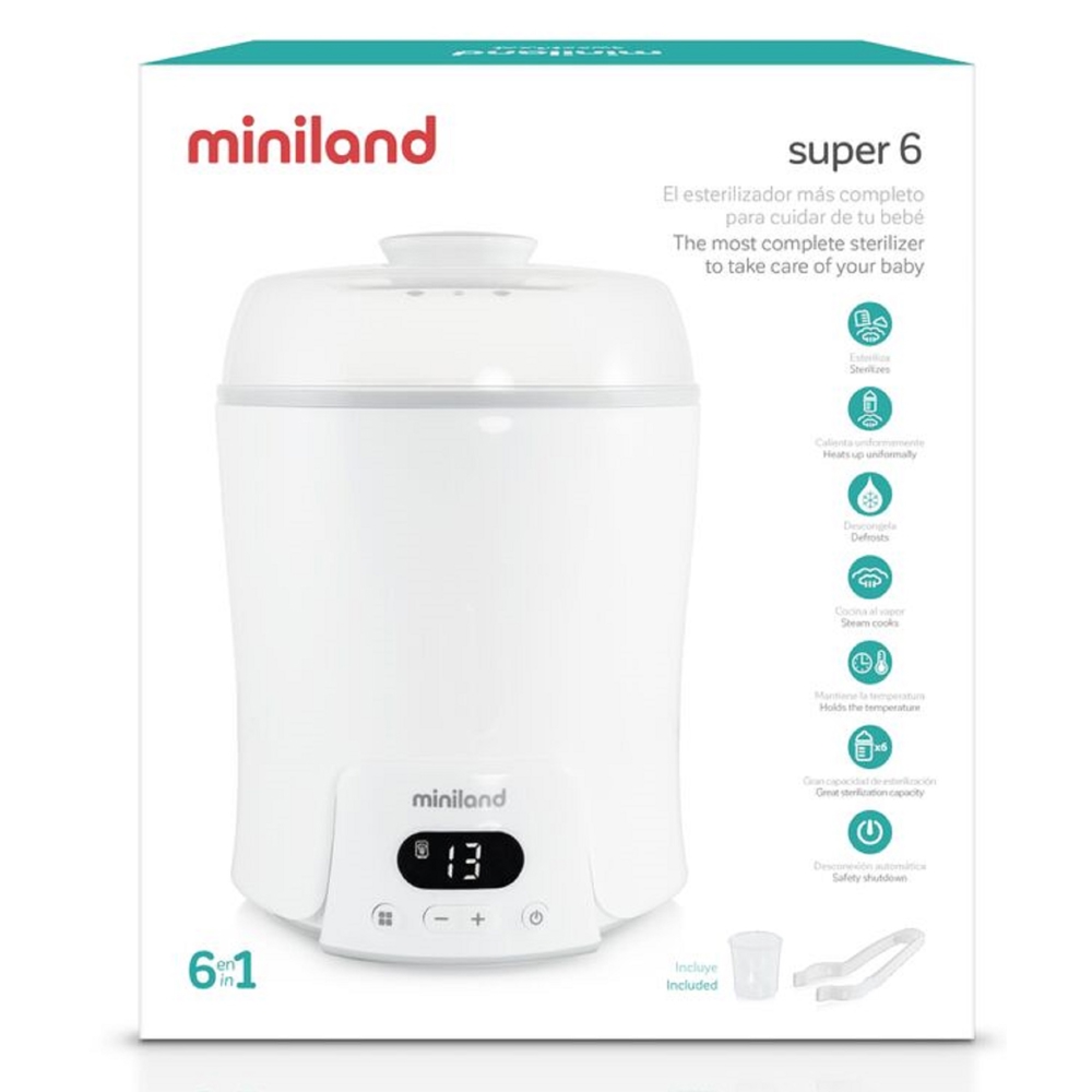 მულტიფუნქციური მოწყობილობა Miniland 89233 SUPER 6, Multifunction Device, White
