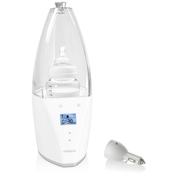 Miniland 89150 Warmy Advanced, Bottle Warmer, White