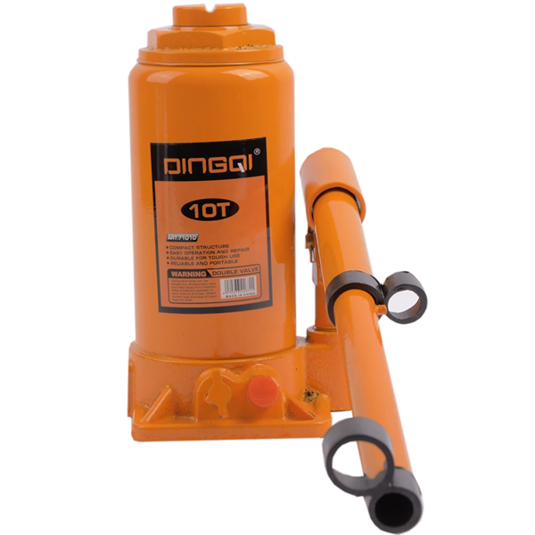 Dingqi 71010, 10T, Hydraulic Bottle Jack, Orange