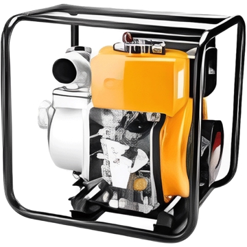 წყლის ტუმბო Dingqi 10040302, Gasoline Water Pump, Orange/Black