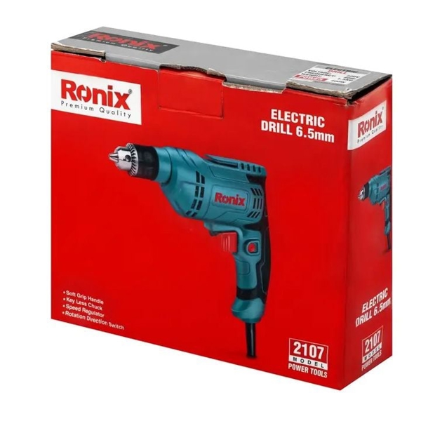 ბურღი Ronix 2107, 400W, 4300Rpm, Blue