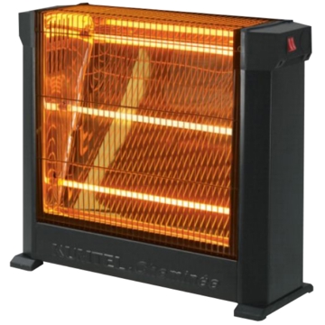 ელექტრო გამათბობელი Kumtel KS-2763, 1600W, 20m², Electric Convection Heater, Black