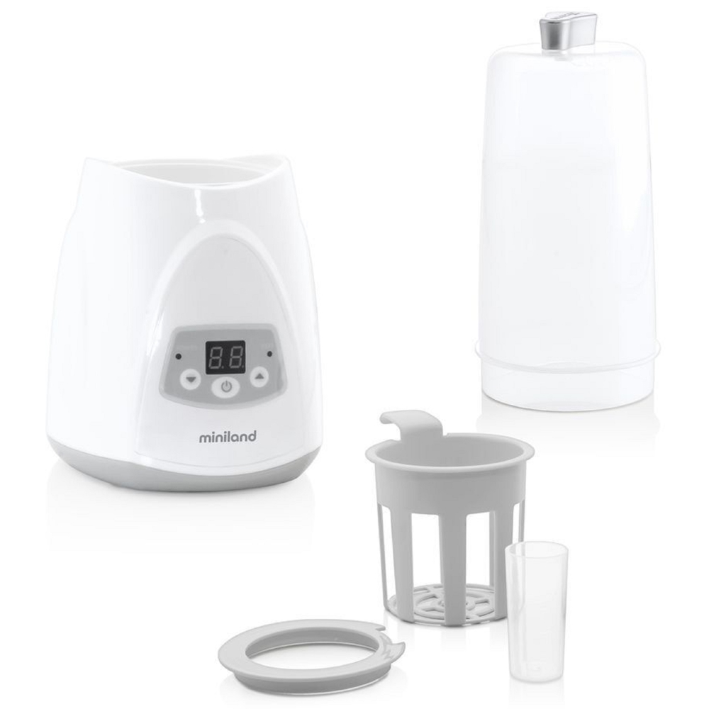 ბოთლის გამათბობელი და სტერილიზატორი Miniland 89205 Warmyplus Digy, Bottle Warmer, White