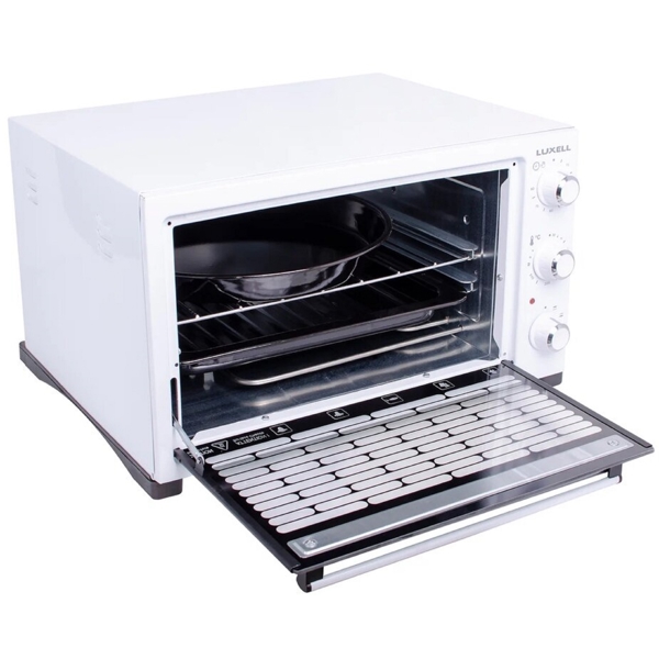 ელექტრო ღუმელი Luxell MO-36W WHITE, 1420W, 36L, Electric Oven, White