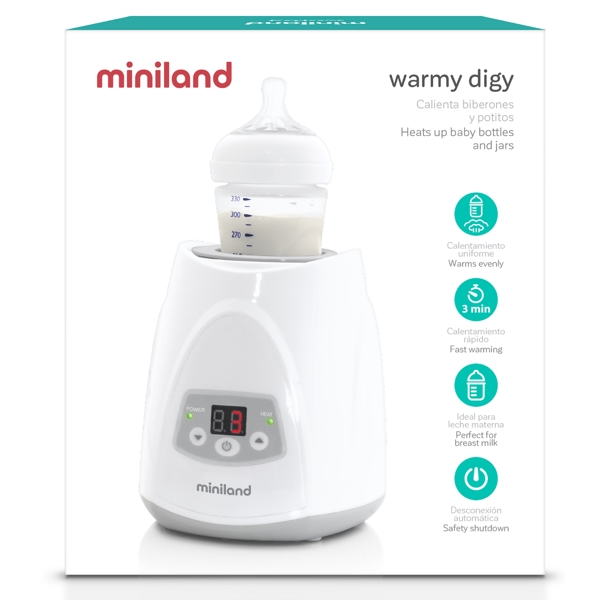 ბოთლის გამათბობელი Miniland 89204 Warmy Digy, Bottle Warmer, White