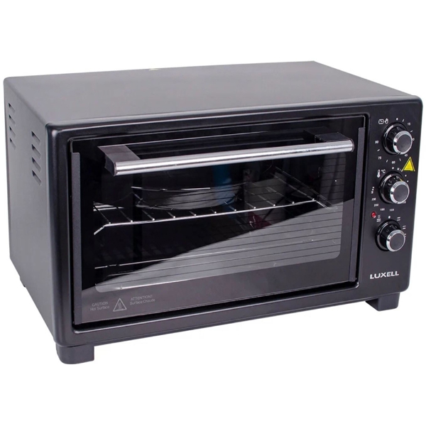 Luxell N46KMBO BLACK NEKD, 1800W, 46L, Electric Oven, Black