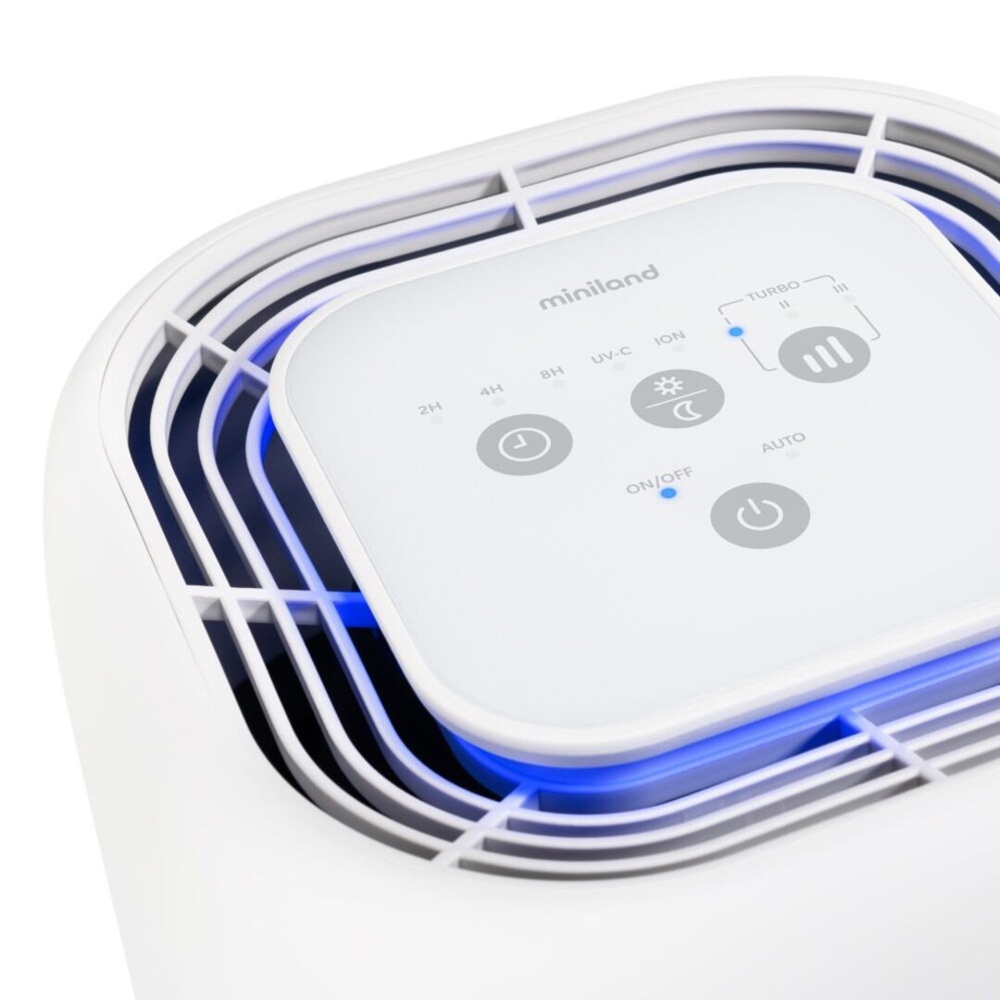 ჰაერის გამწმენდი Miniland 89391 BABYPURE 5, 15m², Air Purifier, White