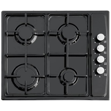 ჩასაშენებელი ქურის ზედაპირი Luxell LX 410 BLACK, Built-in, Black