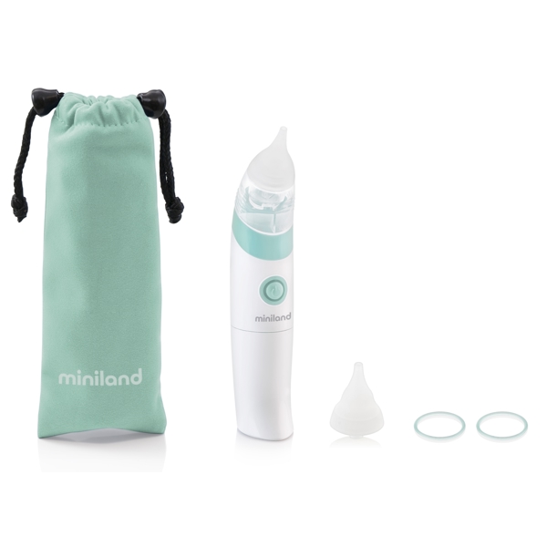 ნაზალური ასპირატორი Miniland 89058, Nasal Aspirator, White