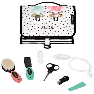 Miniland 89365 Magical, Care Kit, Black/White