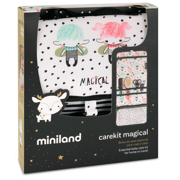 ბავშვის მოვლის ნაკრები Miniland 89365 Magical, Care Kit, Black/White