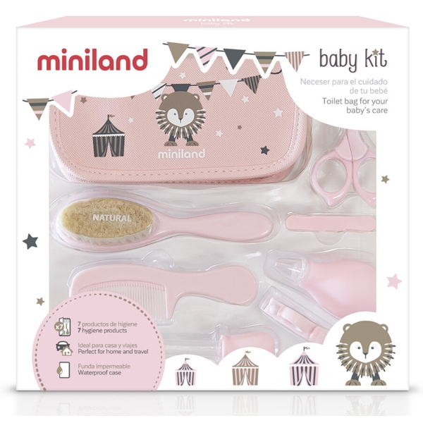 ბავშვის მოვლის ნაკრები Miniland 89125, Baby Kit, Rose