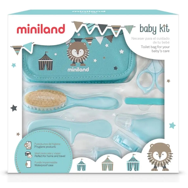 ბავშვის მოვლის ნაკრები Miniland 89143, Baby Kit, Azure