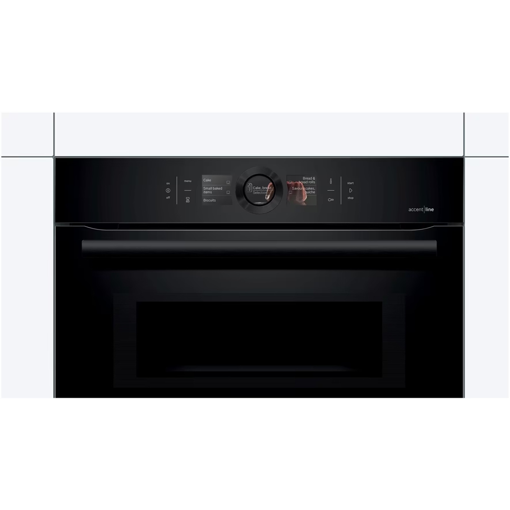 Bosch CMG8760C1, 45L, Built-In, Black