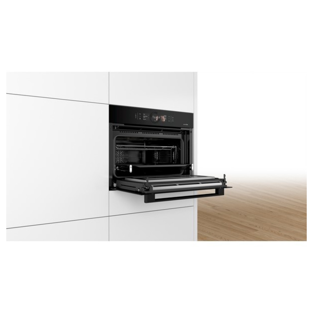 ჩასაშენებელი ელექტრო ღუმელი Bosch CMG8760C1, 45L, Built-In, Black
