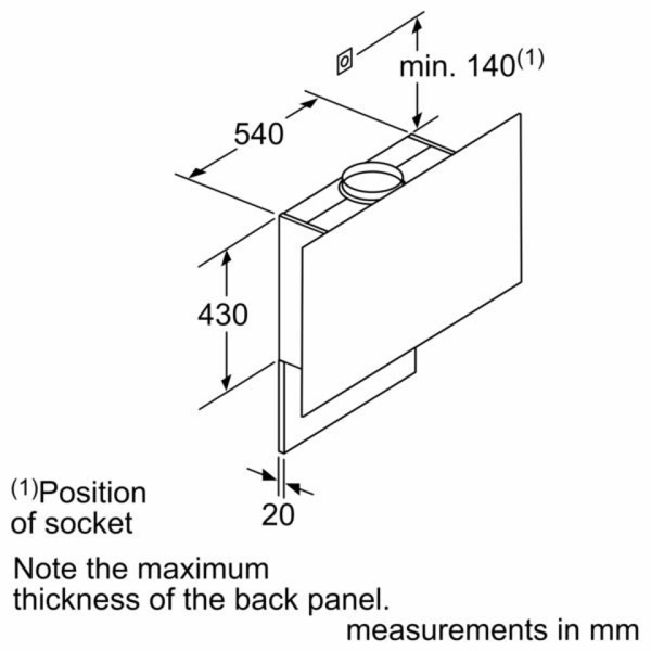 Bosch DWF97RW62 Accent Line, 394m³/h, Carbon Black