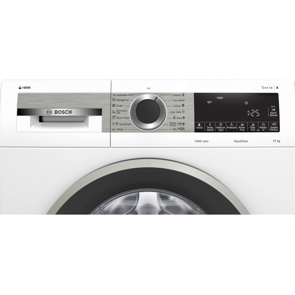 სარეცხი მანქანა Bosch WGA254A1ME, 10Kg, A, 1400Rpm, Washing Machine, White