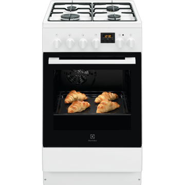 Electrolux LKK540201W, 4 Gas, Oven, White