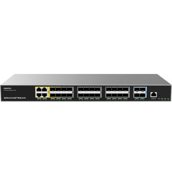 სვიჩი Grandstream GWN7831, 24-Port Gigabit, Switch, Grey