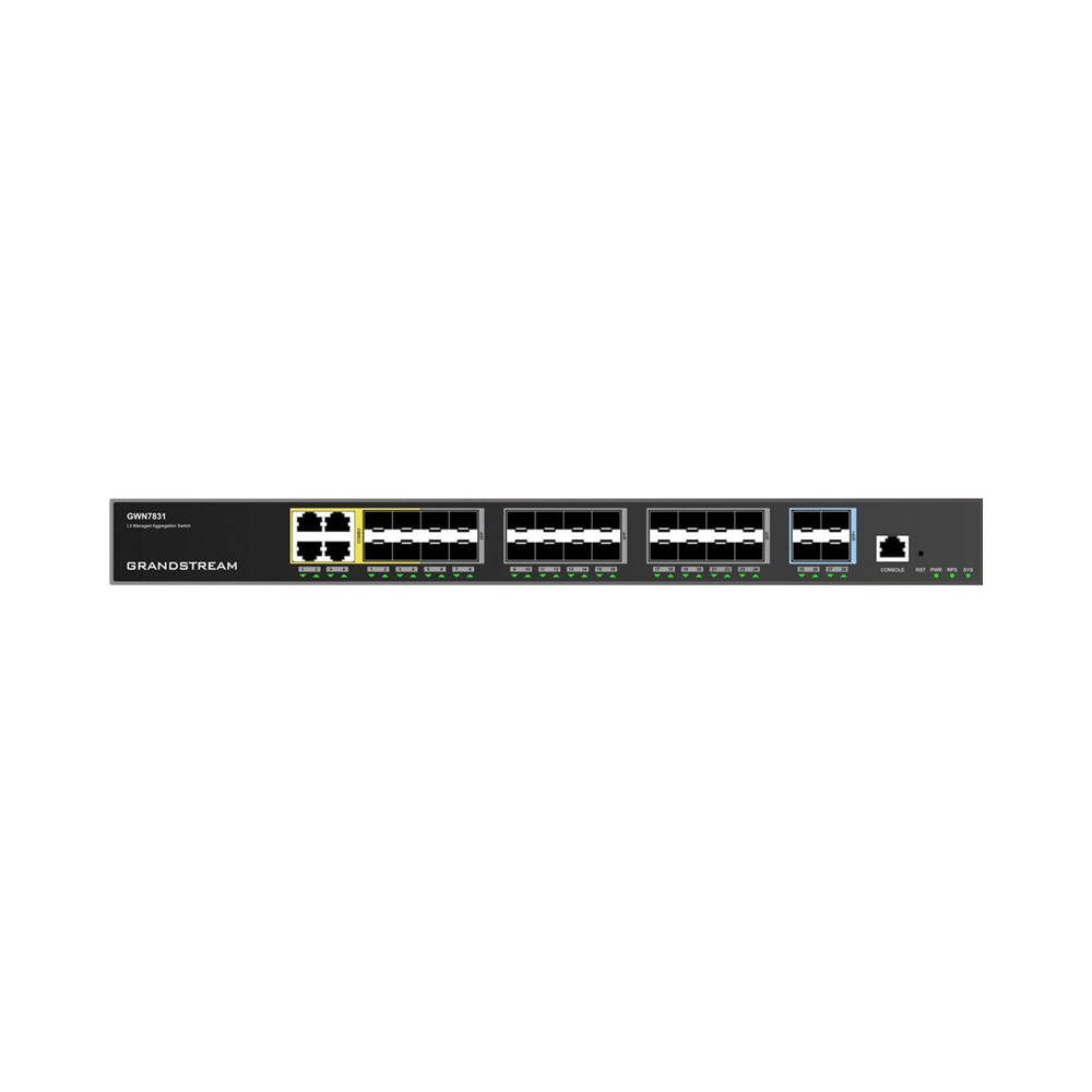 სვიჩი Grandstream GWN7831, 24-Port Gigabit, Switch, Grey