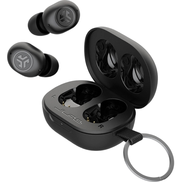 Jlab IEUEBJBMINIRBLK124, Earbuds, Wireless, Bluetooth, IP55, Black