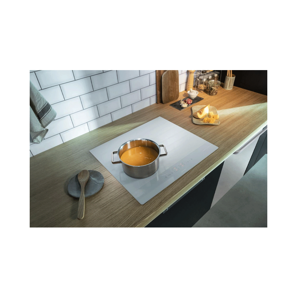 ჩასაშენებელი ინდუქციური ქურის ზედაპირი Gorenje IT643SYW7, Built-in, White