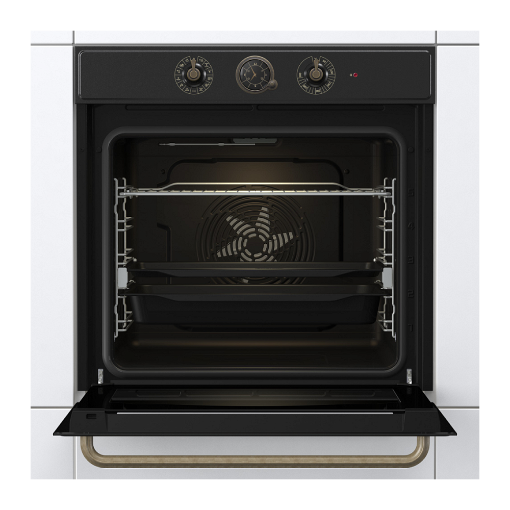 ჩასაშენებელი ელექტრო ღუმელი Gorenje BOS67372CLB, 77L, Built-In, Black