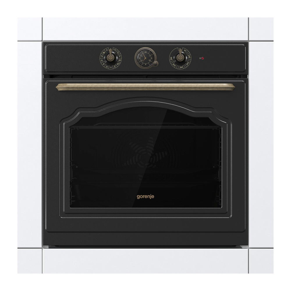 Gorenje BOS67372CLB, 77L, Built-In, Black