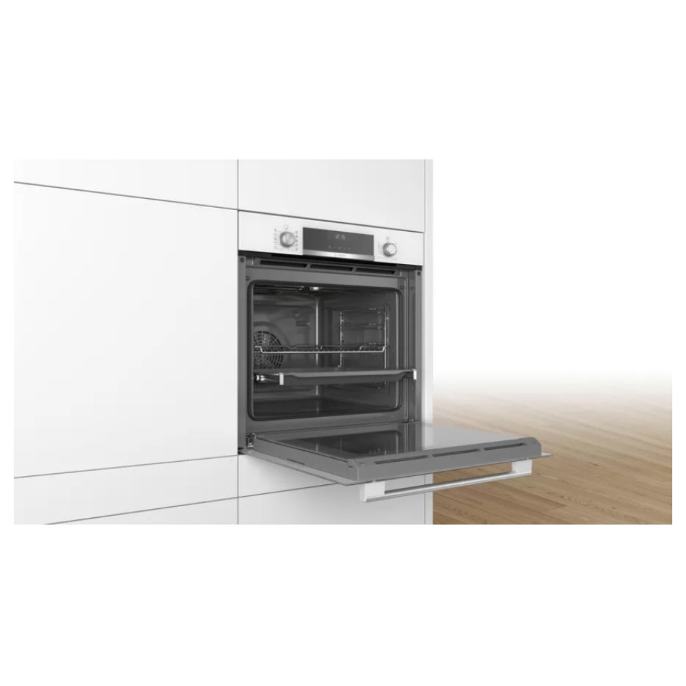Bosch HBG517EW0R, 71L, Built-In, White