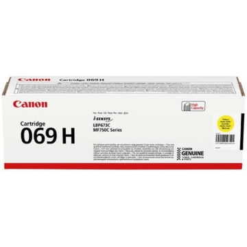 Canon 5095C002AA CRG-069H, Toner Cartridge, 5500P,  Yellow