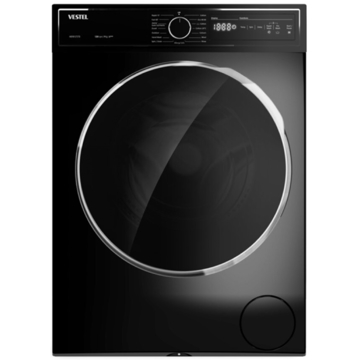 სარეცხი მანქანა Vestel WB9B12T2, 9Kg, A+++, 1200Rpm, 74Db, Washing Machine, Black