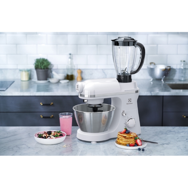 სამზარეულოს კომბაინი Electrolux EKM3710, 800W, 4L, Food Processor, White/Silver