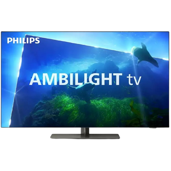 ტელევიზორი Philips 48OLED818/12 Ambilight, 48", 4K UHD, Smart TV, Android TV, USB, HDMI, LAN, BT, WIFI, Black