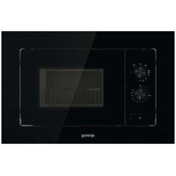 Gorenje BM201EG1BG, 800W, 20L, Microwave Oven, Built-In, Black