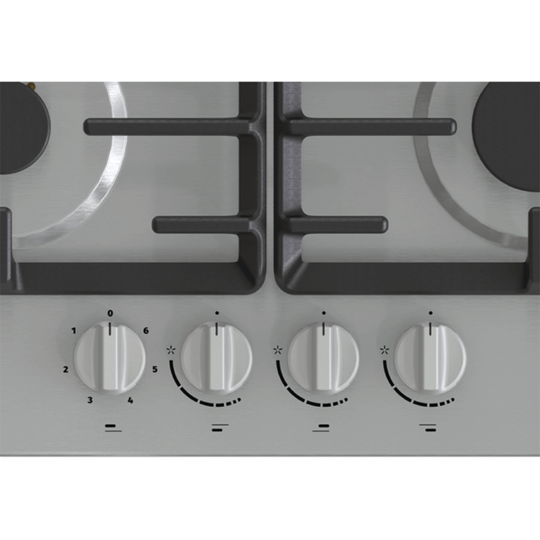 ჩასაშენებელი ქურის ზედაპირი Gorenje GE681X, Built-in, Silver