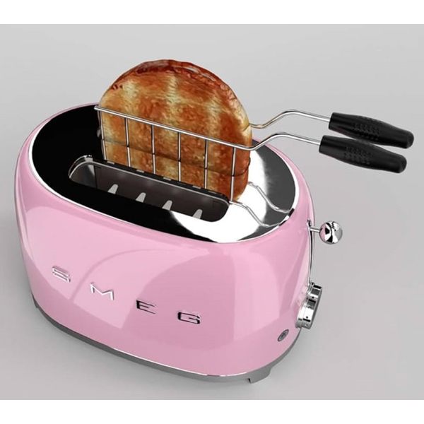 ტოსტერი Smeg TSF01PKEU, 950W, Toaster, Pink