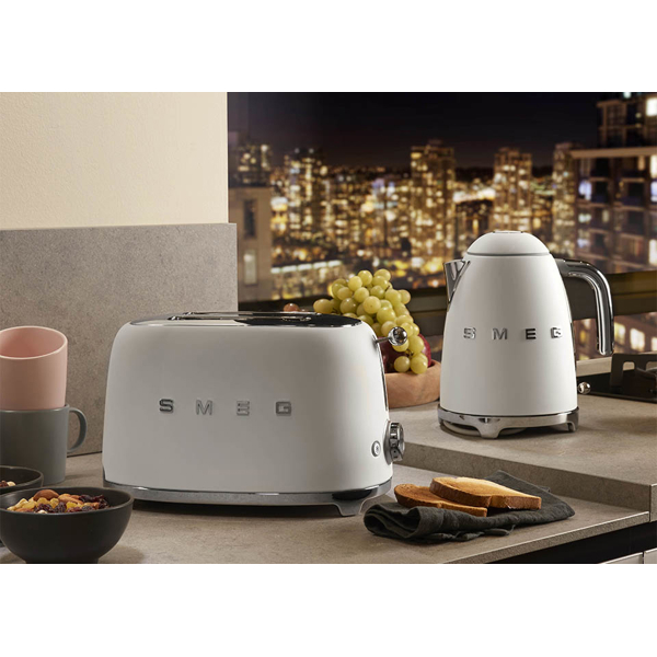 Smeg TSF01WHMEU, 950W, Toaster, White