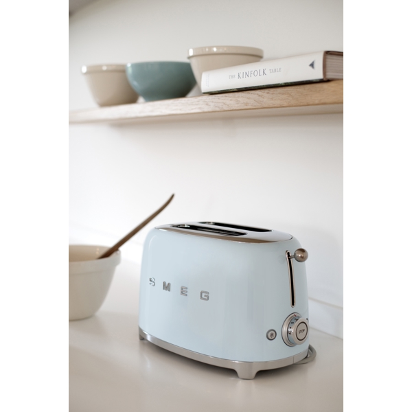 ტოსტერი Smeg TSF01PBEU, 950W, Toaster, Blue