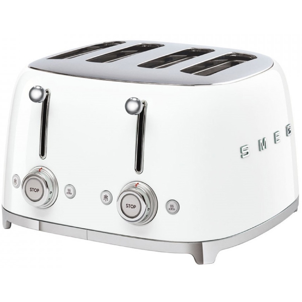 ტოსტერი Smeg TSF03WHEU, 2000W, Toaster, White