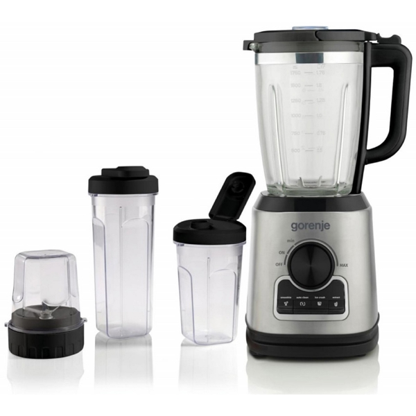 ბლენდერი Gorenje B1400BE, 1400W, 1.75L, Blender, Black/Silver