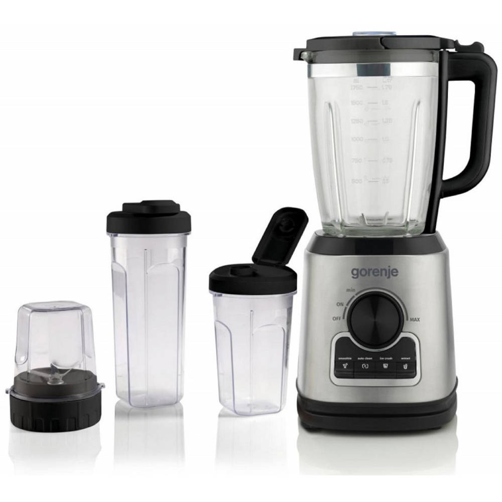 ბლენდერი Gorenje B1400BE, 1400W, 1.75L, Blender, Black/Silver