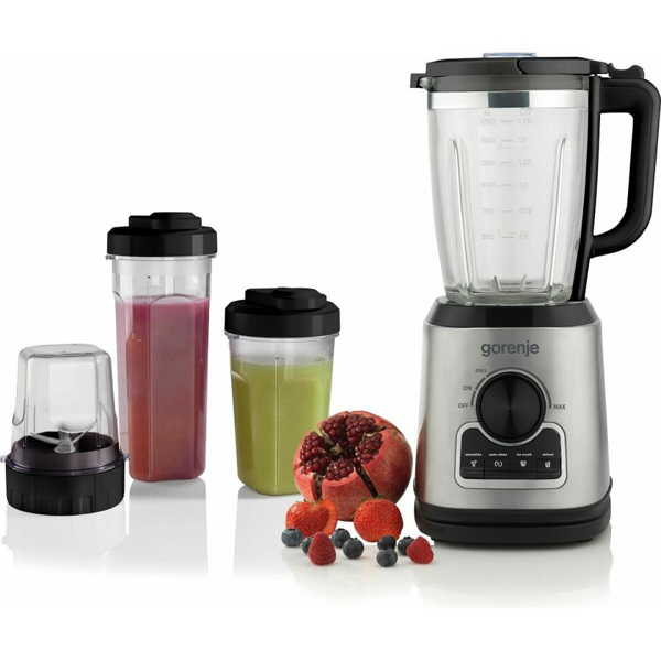 ბლენდერი Gorenje B1400BE, 1400W, 1.75L, Blender, Black/Silver