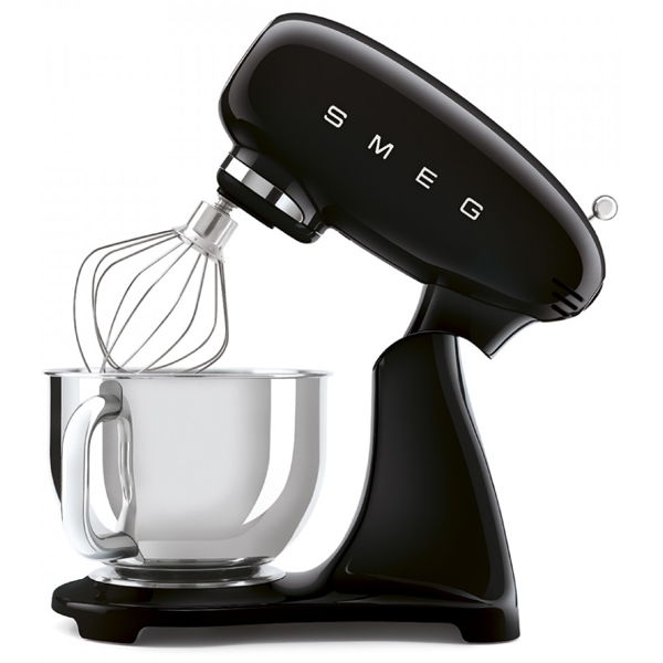Smeg SMF03BLEU, 800W, 4.8L, Food Processor, Black