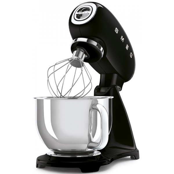 Smeg SMF03BLEU, 800W, 4.8L, Food Processor, Black