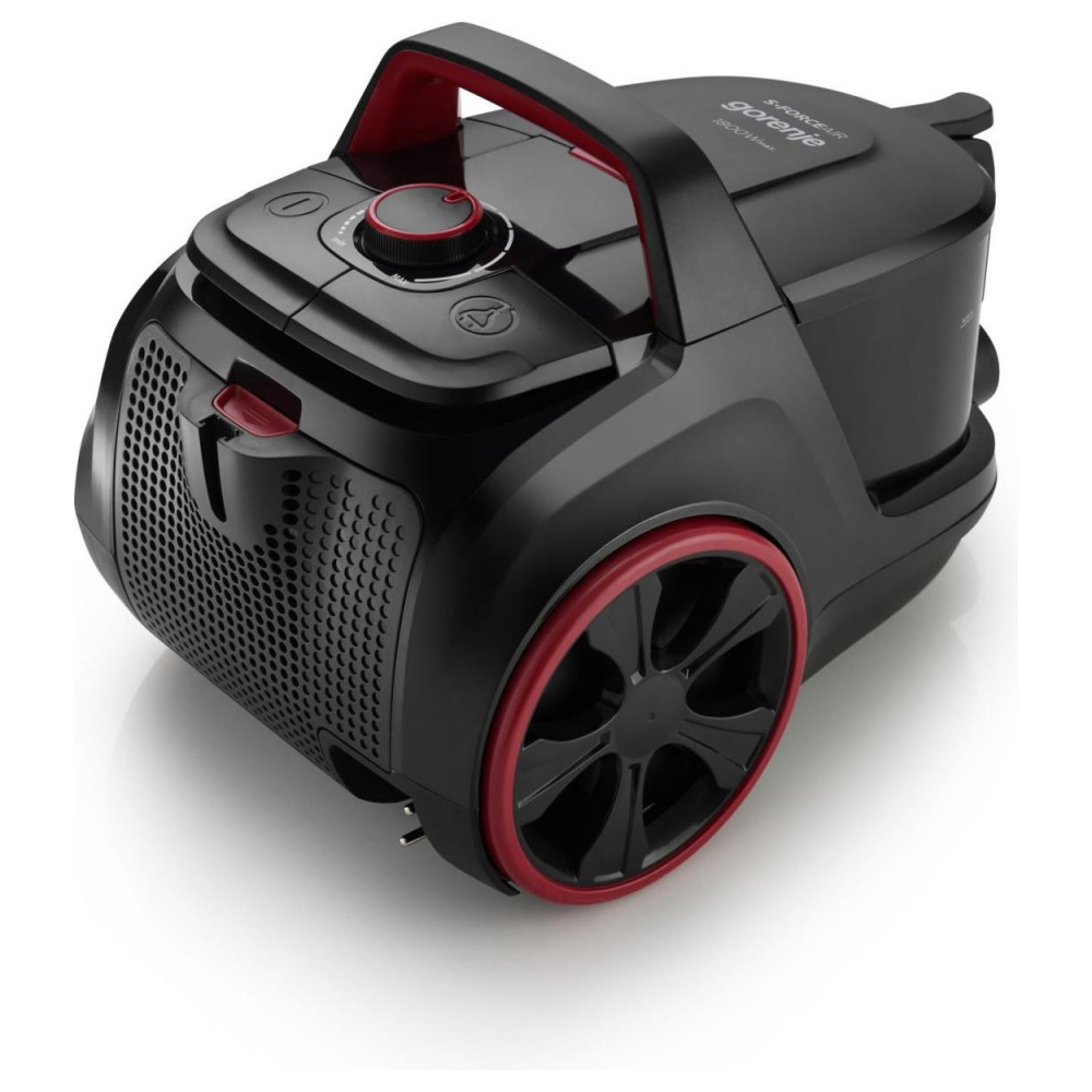 მტვერსასრუტი Gorenje VC1801SFABKR, 1800W, 3L, Vacuum Cleaner, Black/Red