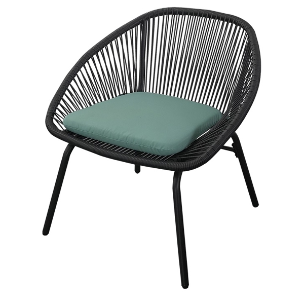 OEM ELEGANCY, Garden Furniture Set, Black/Green