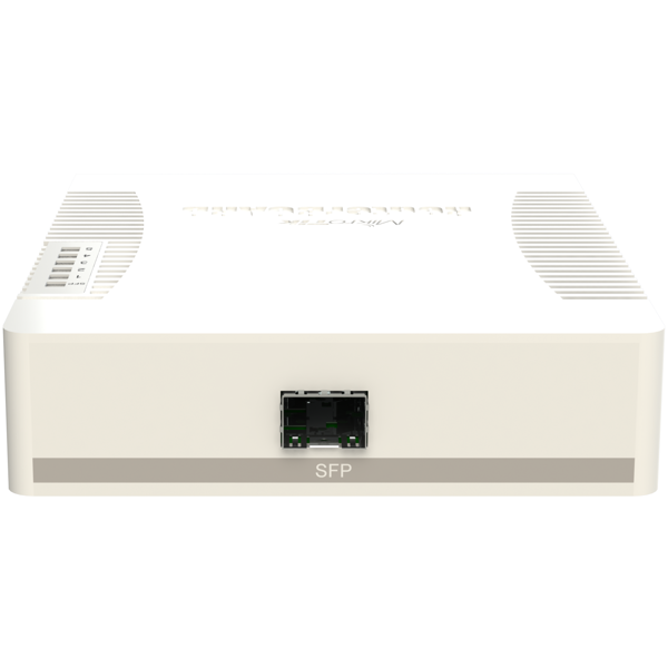 სვიჩი MikroTik CSS106-1G-4P-1S, 5-Port Gigabit, PoE+ Switch, White